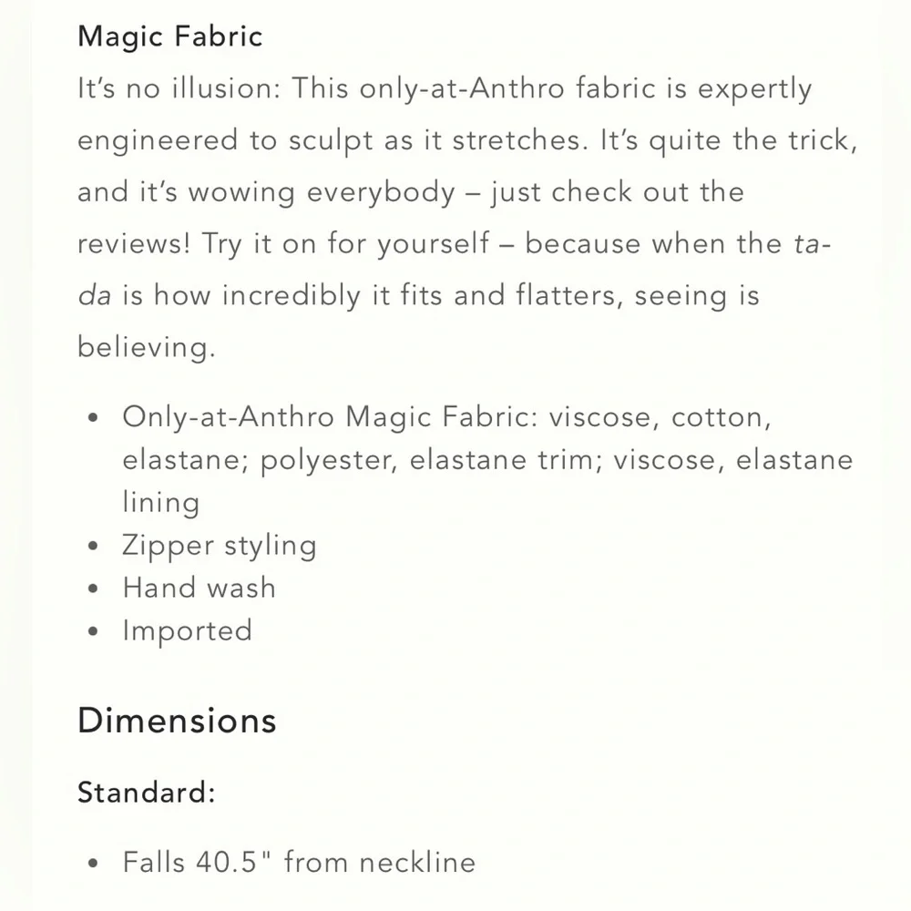 Anthropology, strapless, slim, midi dress. French blue.  Price firm - Picture 5 of 5